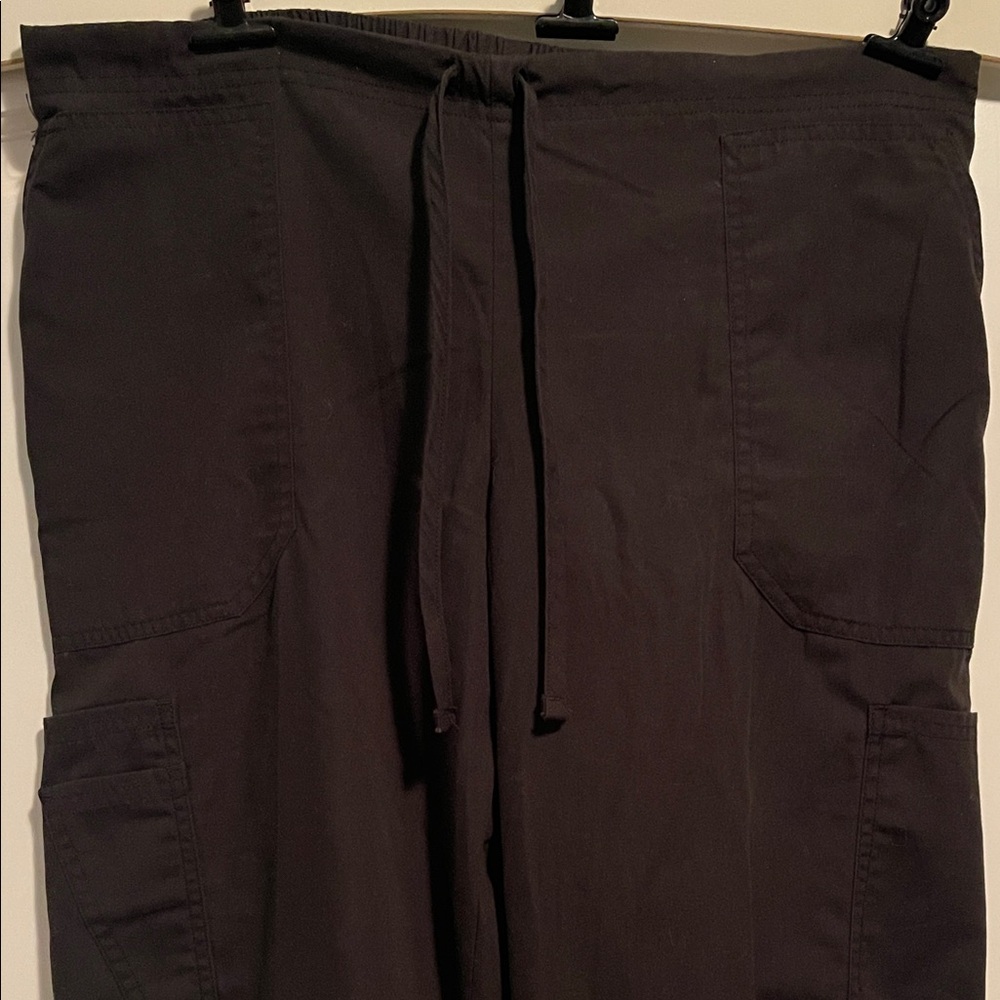Black Unisex Scrub Pants